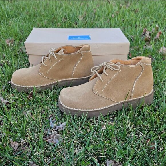 Rockport Beacon Buck Tan Leather Boots Size 8.5 main image 7